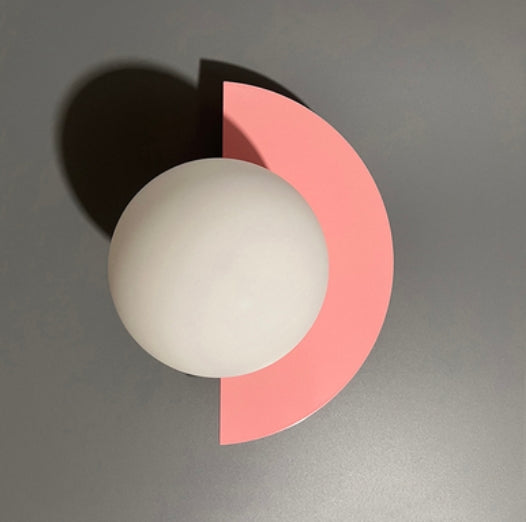 Minimalist Arc Colorful Nordic Wall Lamp Sconce Light Fixtures