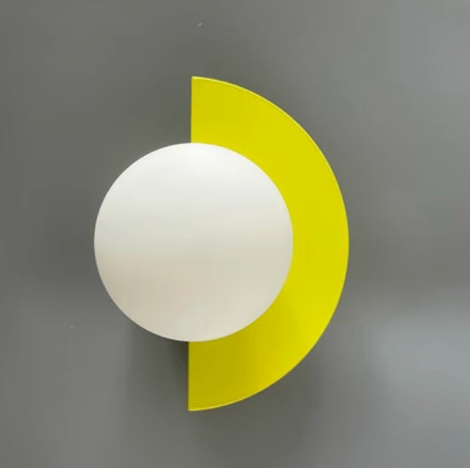 Minimalist Arc Colorful Nordic Wall Lamp Sconce Light Fixtures