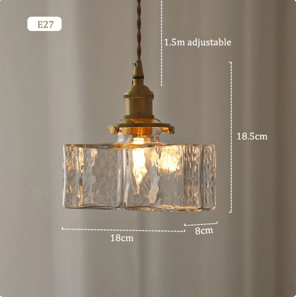 Elegance Glass Hanging Pendant Light