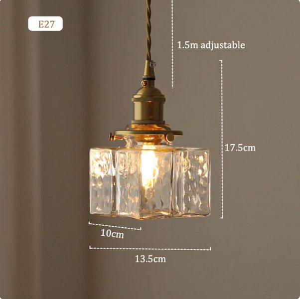 Elegance Glass Hanging Pendant Light