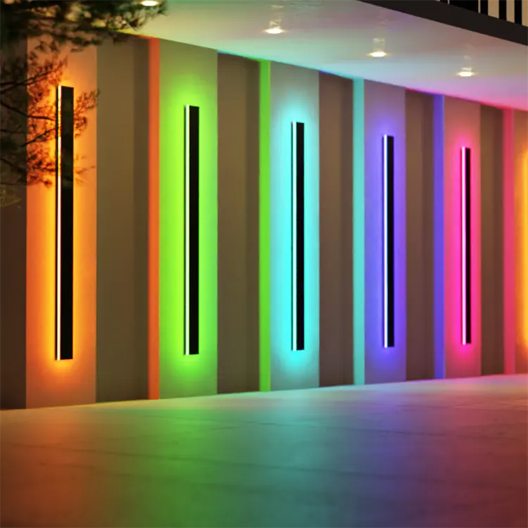 Aluminum Wall LED Light Waterproof Outdoor/Indoor (RGB) - Durable