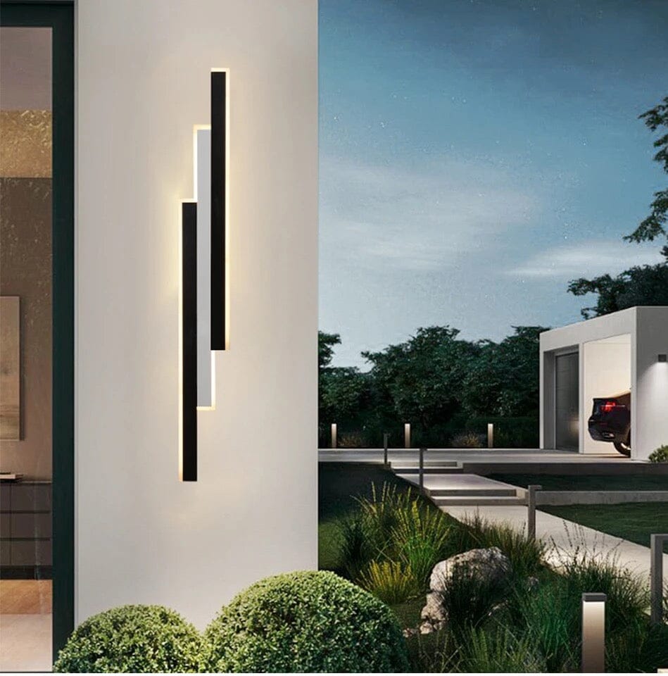 Outdoor Waterproof Long Strip Garden Wall Light Sleek and