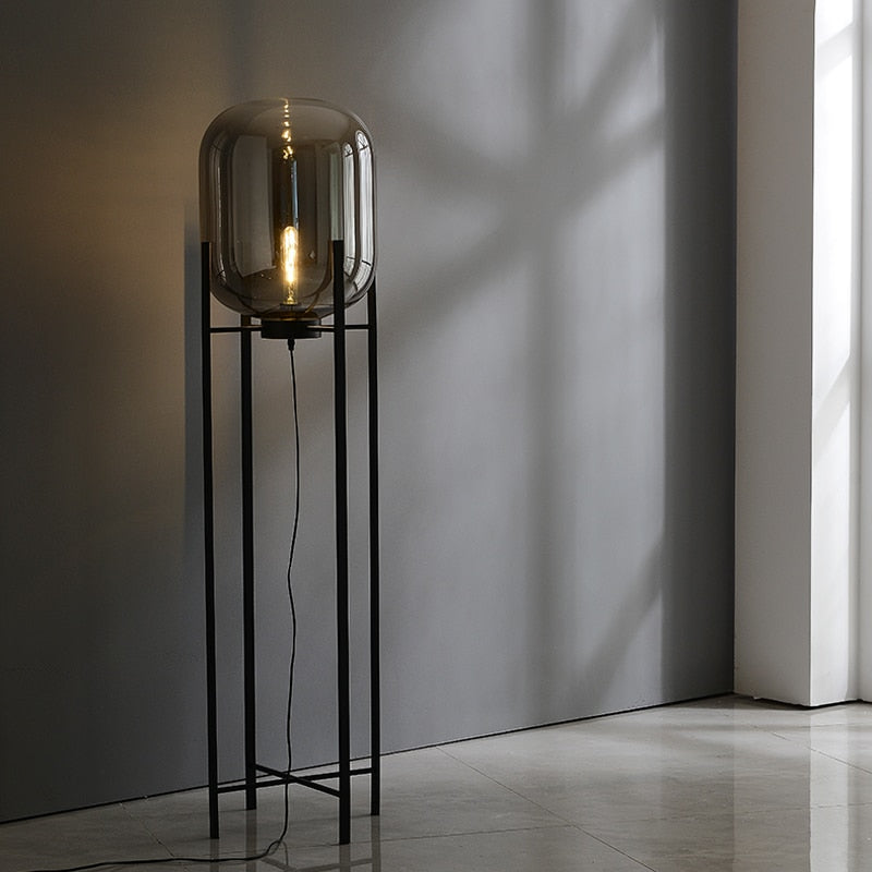 Villa Bubble Glass Ball Floor Lamp