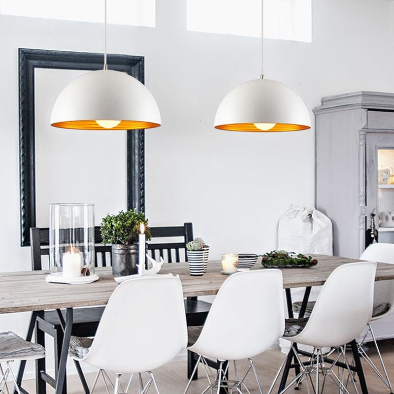 Nordic Vintage Dome Pendant Light