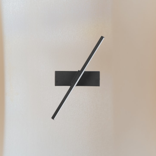 Simple Straight Stick Rotating Wall Lamp