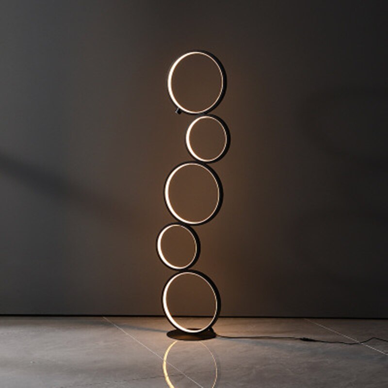 Nordic Ring Design Led Floor Lamp