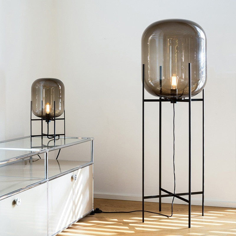 Villa Bubble Glass Ball Floor Lamp