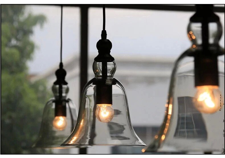 Vintage Creative Glass Bell Pendant Lighting