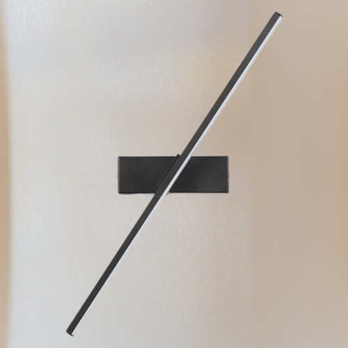 Simple Straight Stick Rotating Wall Lamp