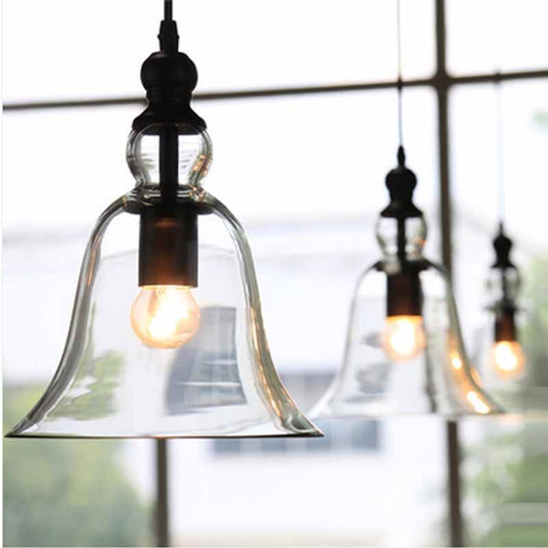 Vintage Creative Glass Bell Pendant Lighting