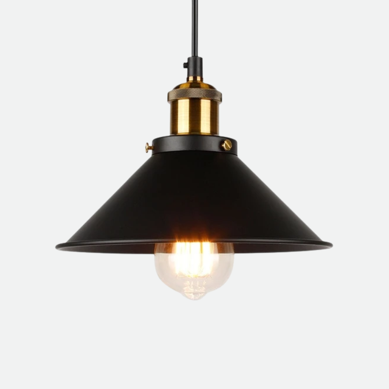 Brass Iron Plated Industrial Pendant Light