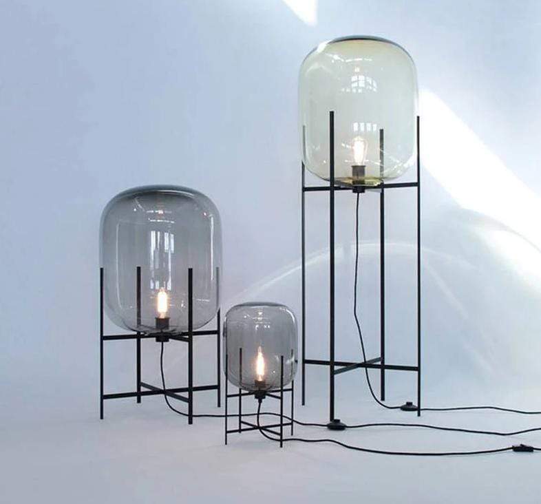 Villa Bubble Glass Ball Floor Lamp