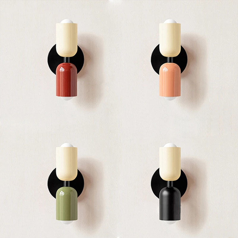 Cream Double Head LED Wall Lamps
