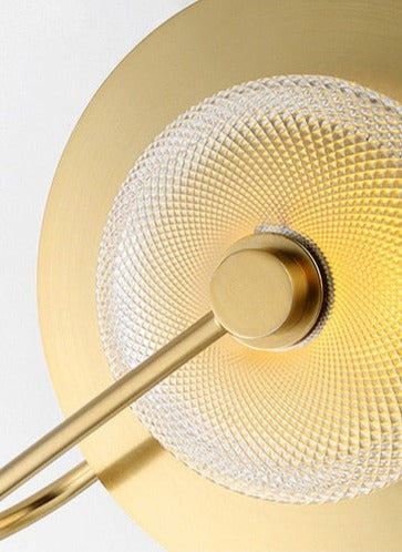 Circular Radiance Glass Wall Light