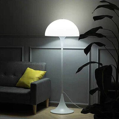 Panthella Acrylic White Mushroom Floor Lamp