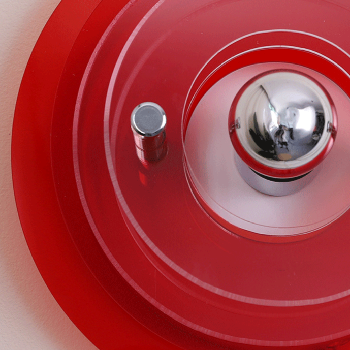 Colorful Layered Acrylic Glass Wall Light