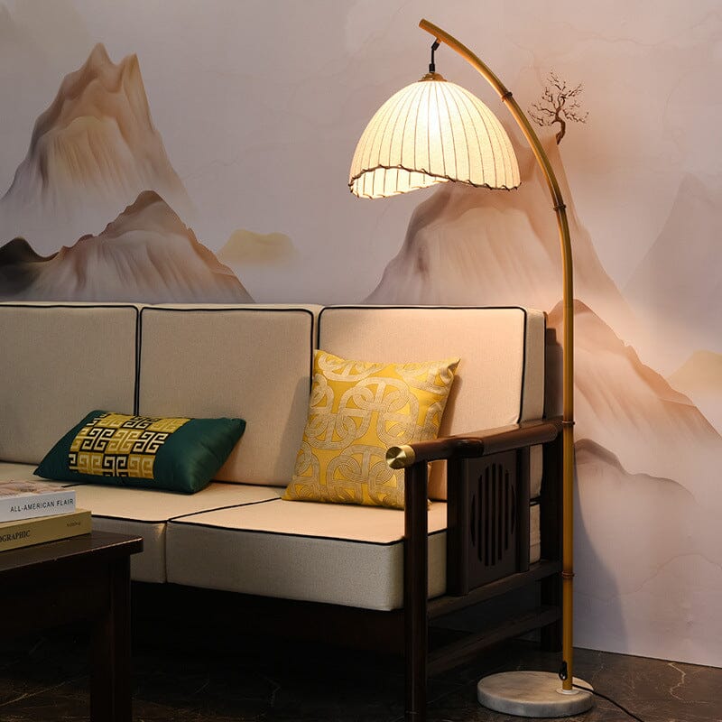 Nordic Imitation Bamboo Wabi Sabi Floor Light