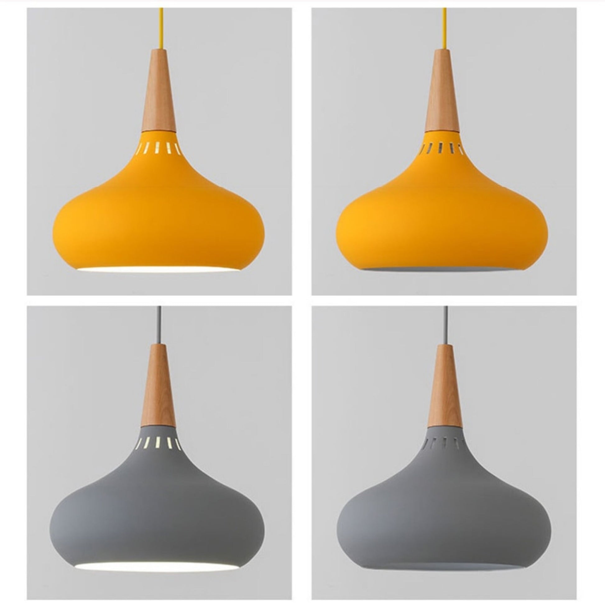 Nordic Wood Metal Pendant Lights, Dining Area Lamps, Pendant Lamps, Ceiling Lights, kitchen aisle/Living Room/Restaurant/Bar Light (No Bulb)