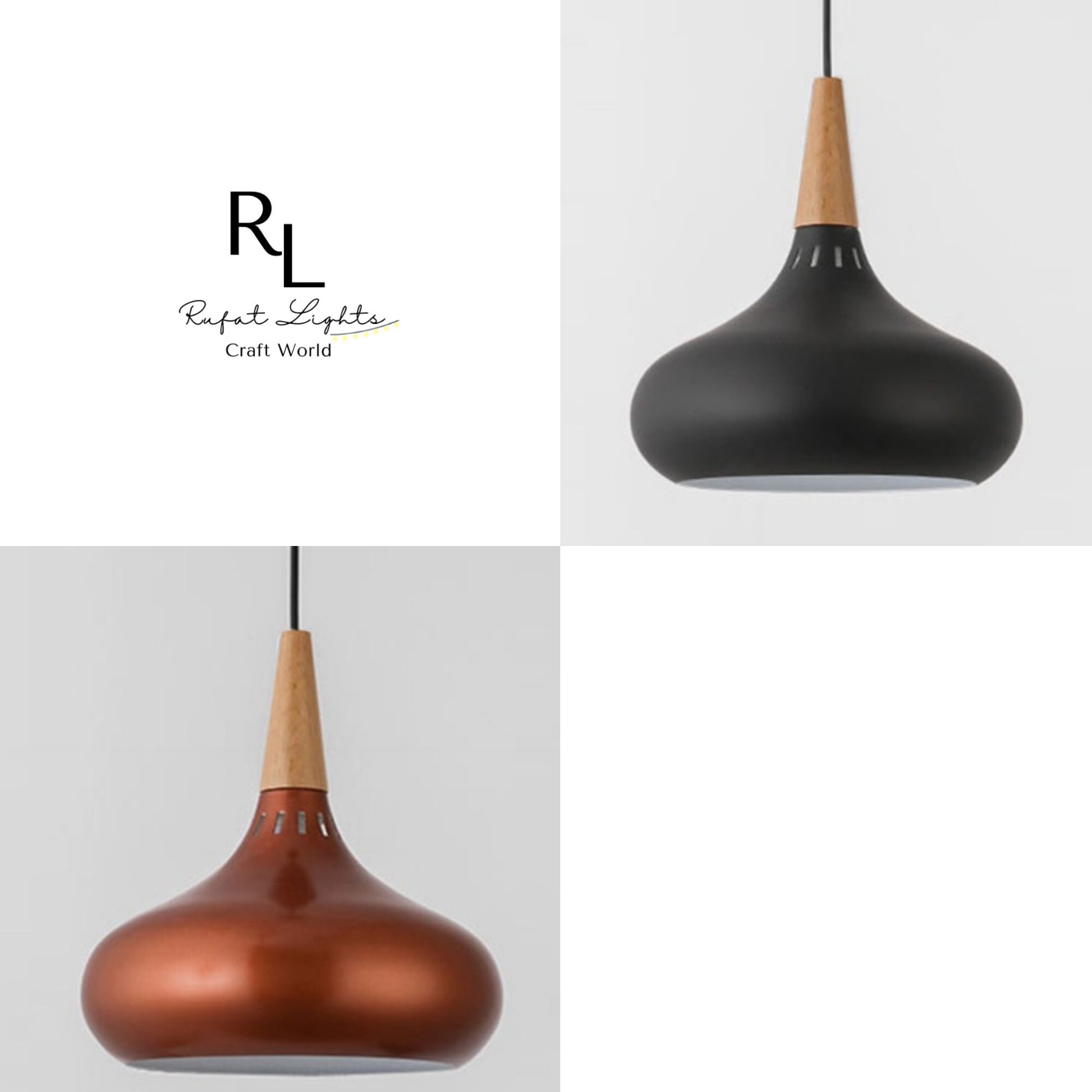 Nordic Wood Metal Pendant Lights, Dining Area Lamps, Pendant Lamps, Ceiling Lights, kitchen aisle/Living Room/Restaurant/Bar Light (No Bulb)