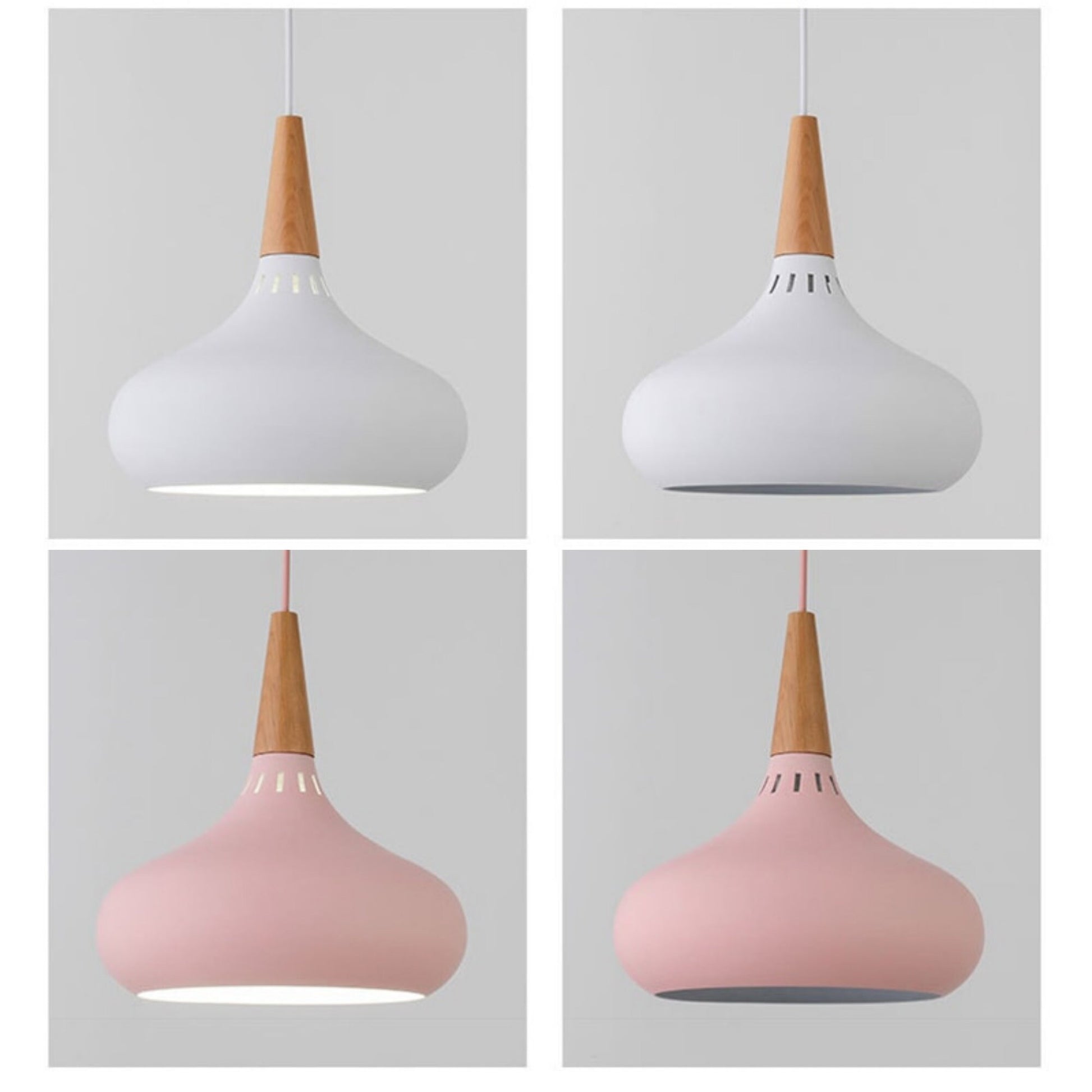 Nordic Wood Metal Pendant Lights, Dining Area Lamps, Pendant Lamps, Ceiling Lights, kitchen aisle/Living Room/Restaurant/Bar Light (No Bulb)