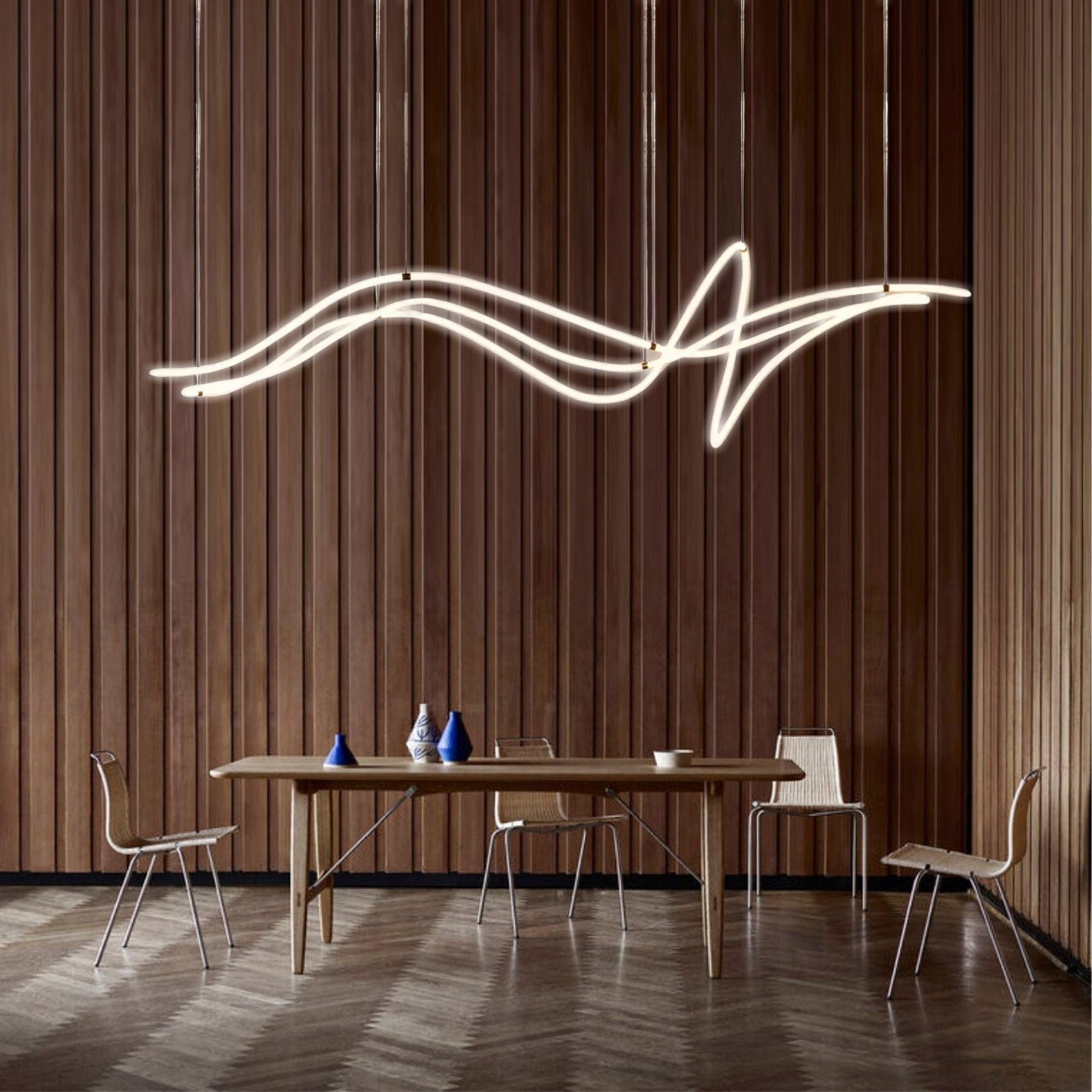 Line Art Geometry Chandelier