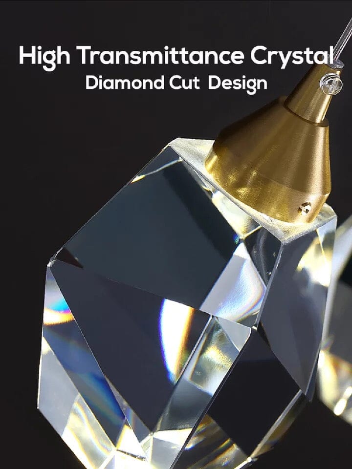 Nordic Crystal Diamond Glass Pendant Light