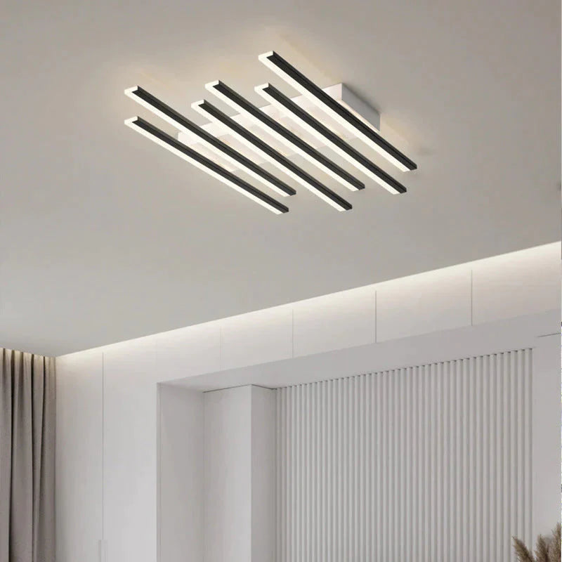Nordic Creative Square Line Chandelier
