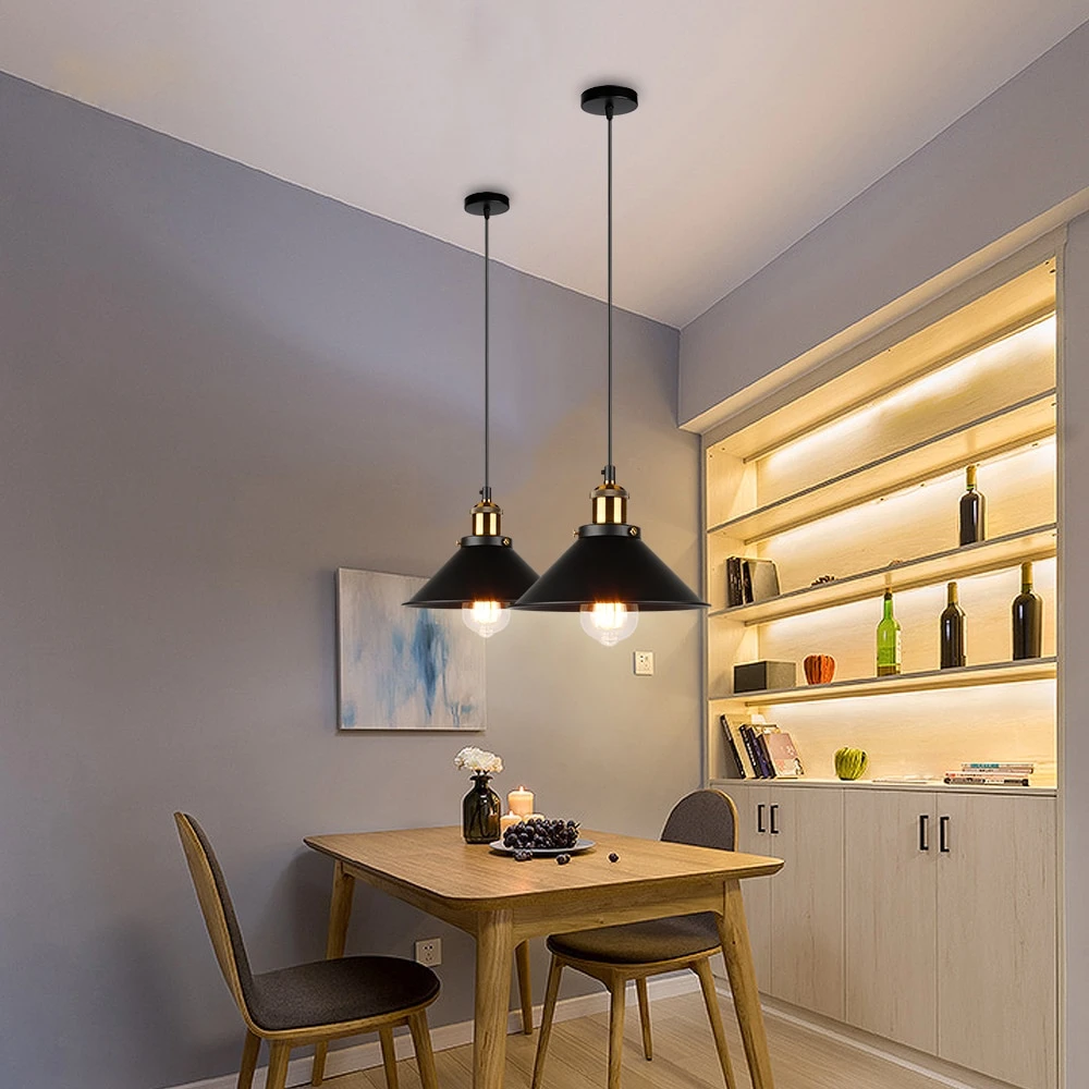 Brass Iron Plated Industrial Pendant Light