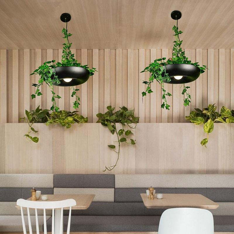 plant hanging lights Modern Plant Pendant Lights, Black