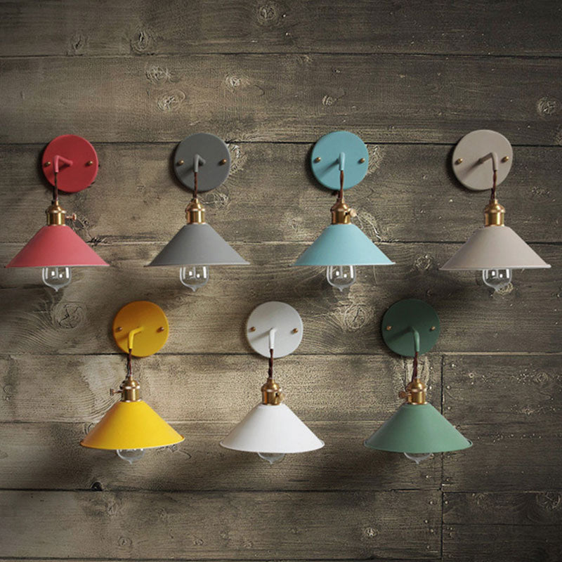 Antique Colored Metal Wall Light