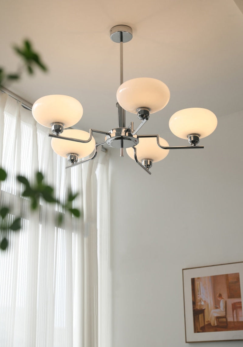 Bauhaus Modern French Chandelier