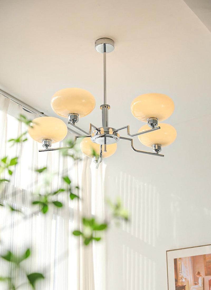 Bauhaus Modern French Chandelier