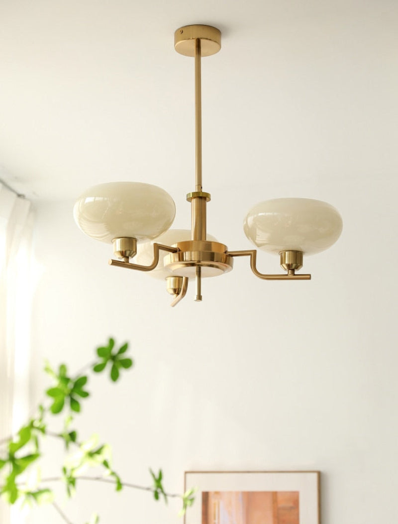 Bauhaus Modern French Chandelier