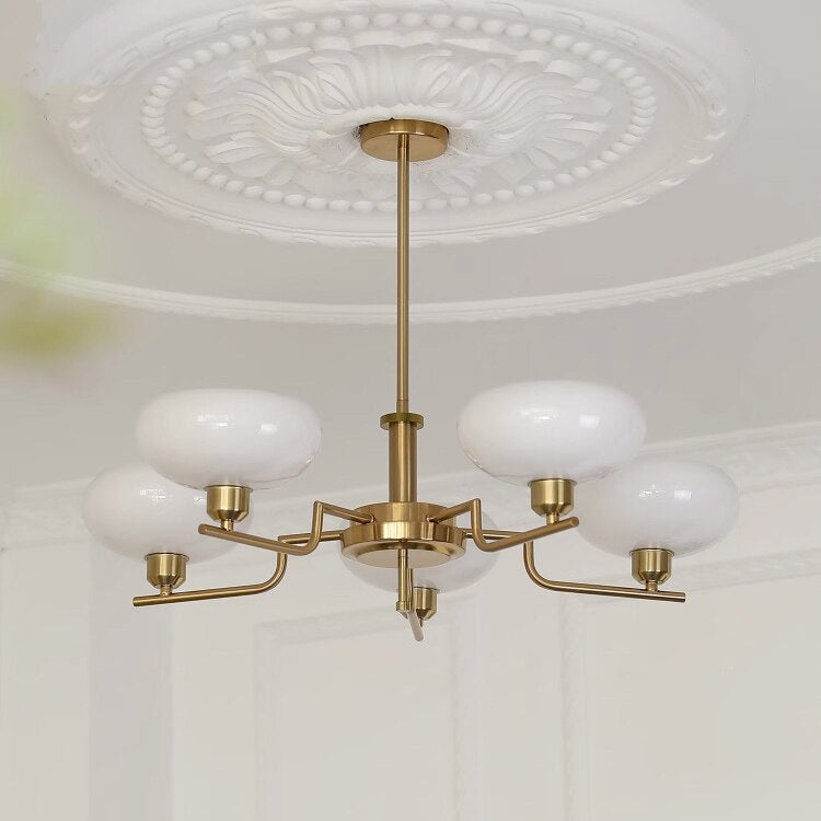Bauhaus Modern French Chandelier