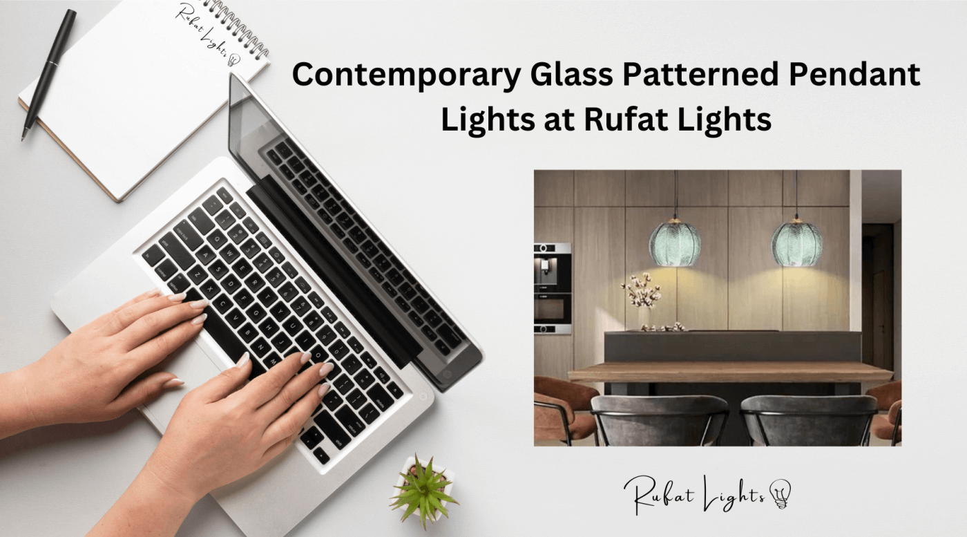 Contemporary Glass Patterned Pendant Lights at Rufat Lights: Elevate Your Space with Timeless Elegance