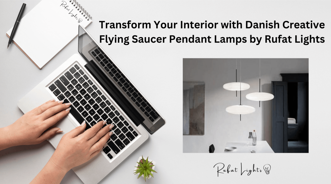 Transform Your Interior with Danish Creative Flying Saucer Pendant Lamps by Rufat Lights