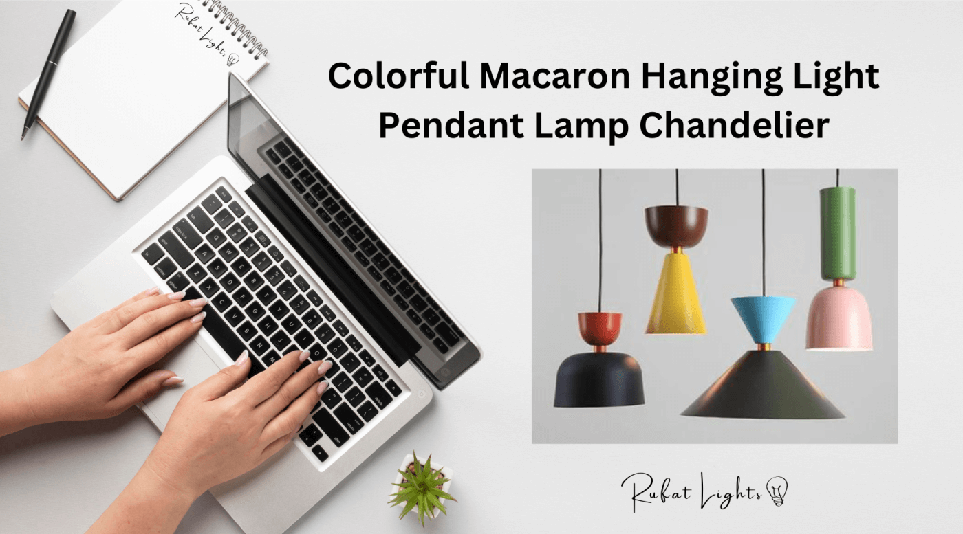 Colorful Macaron Hanging Light Pendant Lamp Chandelier: Illuminate Your Space with Style