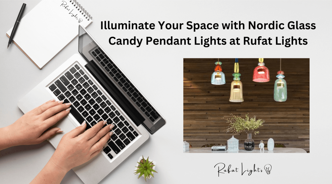 Illuminate Your Space with Nordic Glass Candy Pendant Lights at Rufat Lights