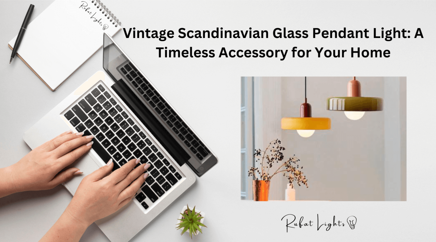 Vintage Scandinavian Glass Pendant Light: A Timeless Accessory for Your Home
