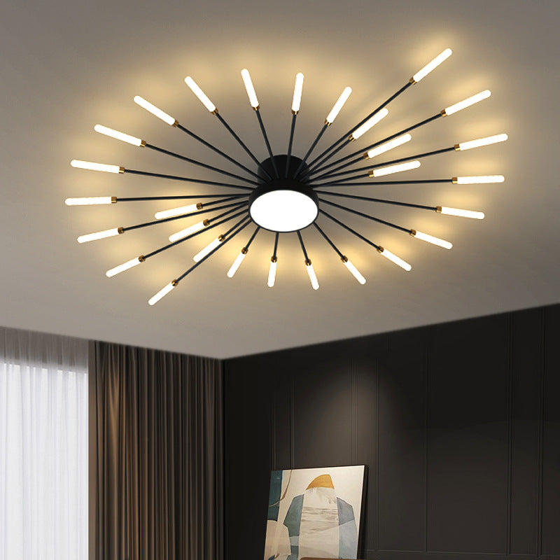 Modern Full Star Shine Rays Chandelier Lamps