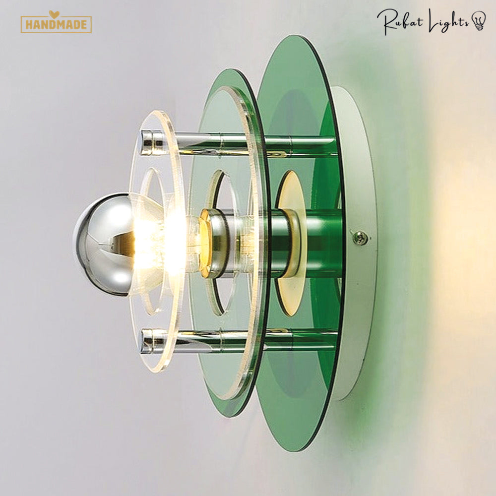 Colorful Layered Acrylic Glass Wall Light