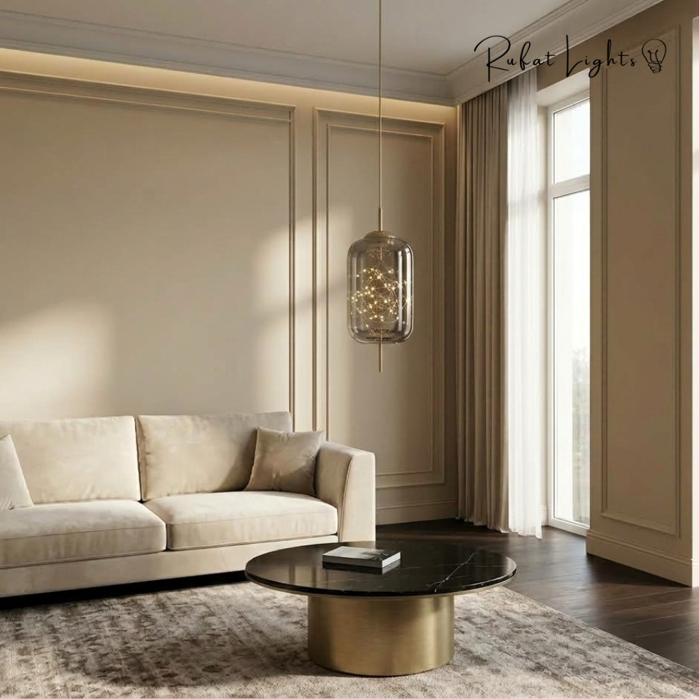Luxury Glass Globe Sprinkle Pendant Light