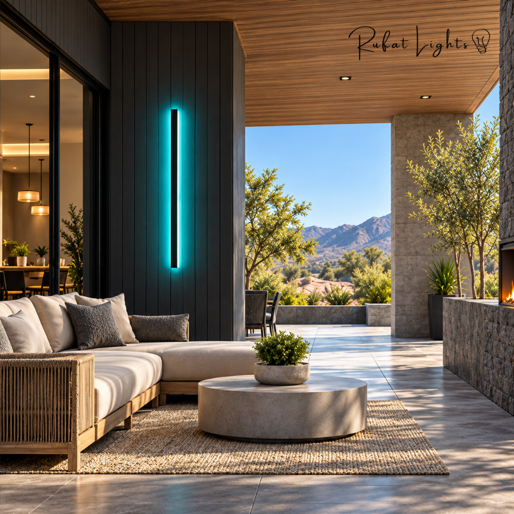 Aluminum Wall LED Light Waterproof Outdoor/Indoor (RGB)