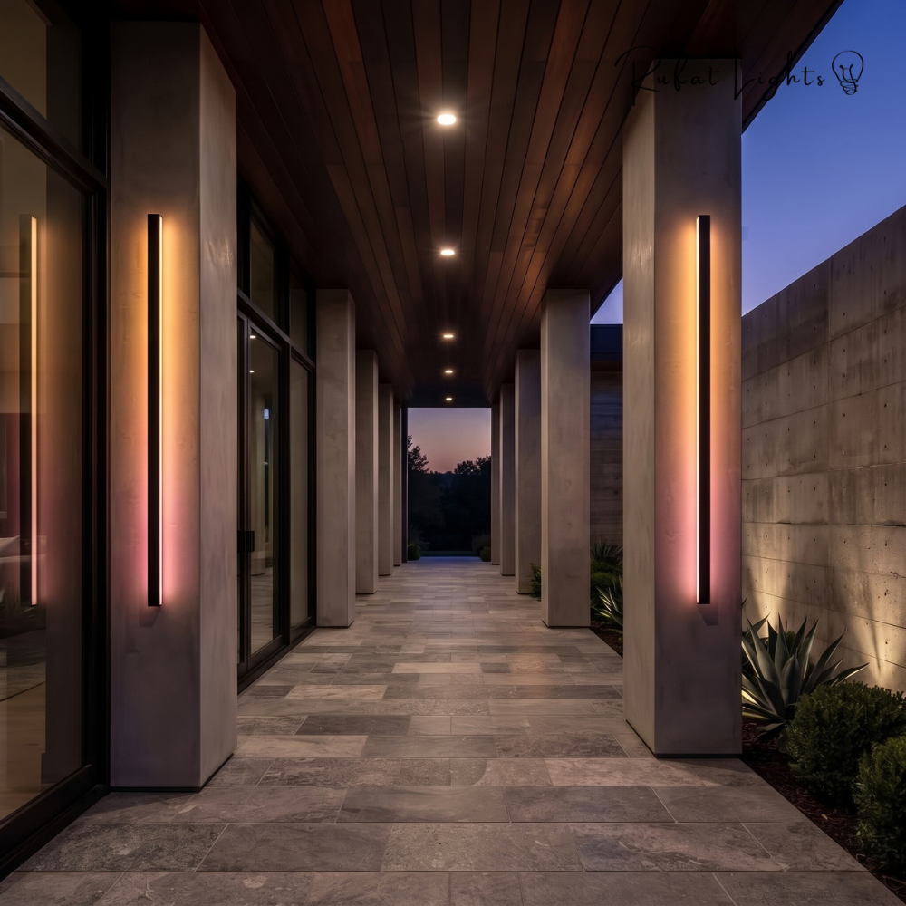 Aluminum Wall LED Light Waterproof Outdoor/Indoor (RGB)