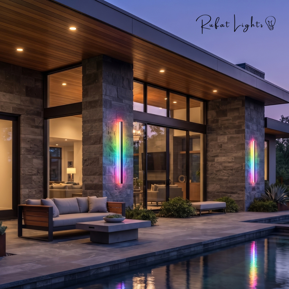 Aluminum Wall LED Light Waterproof Outdoor/Indoor (RGB)