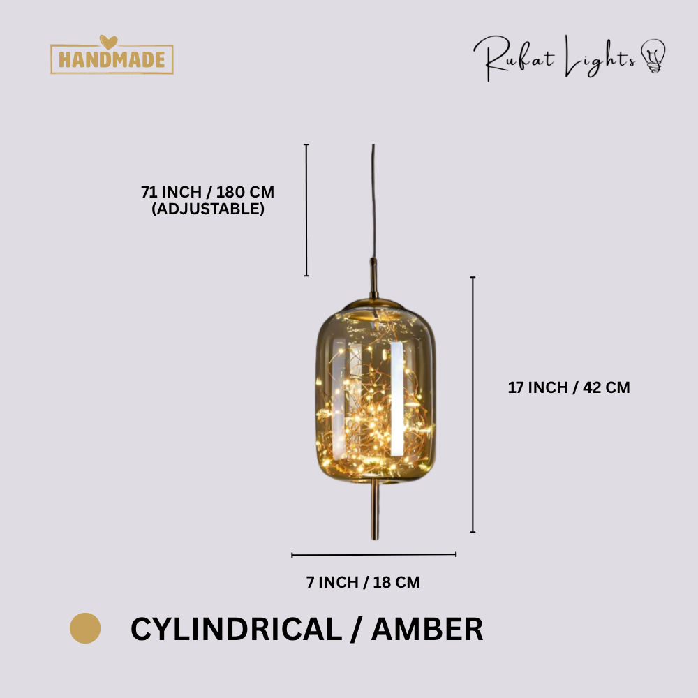 Luxury Glass Globe Sprinkle Pendant Light