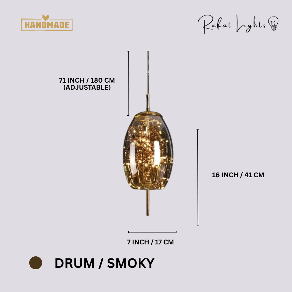 Luxury Glass Globe Sprinkle Pendant Light