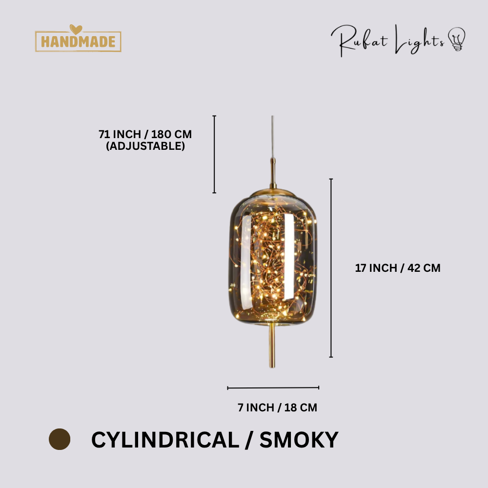 Luxury Glass Globe Sprinkle Pendant Light