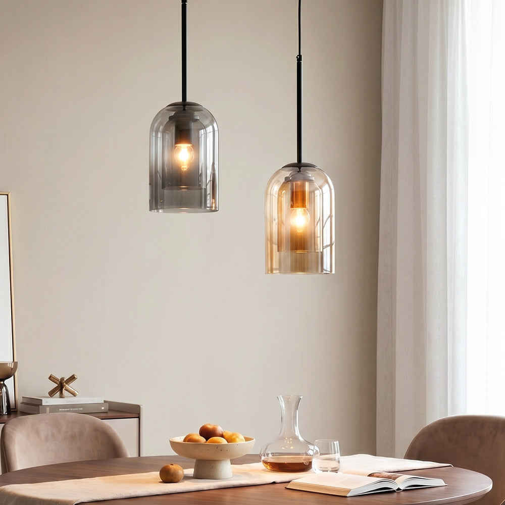 Nordic Double Glass Pendant Light