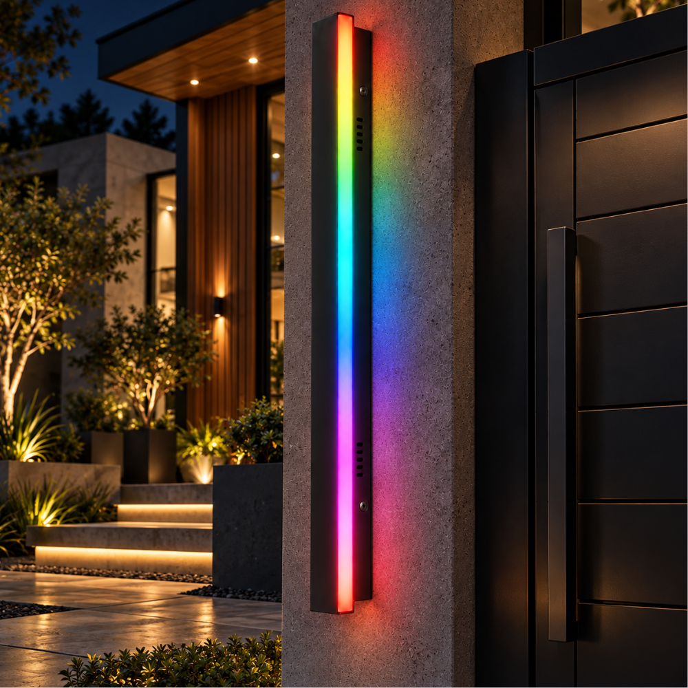 Aluminum Wall LED Light Waterproof Outdoor/Indoor (RGB)